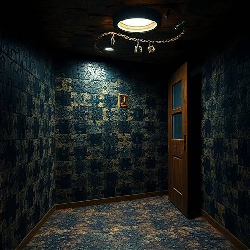 A puzzle challenge from 'Enigma Escape', an escape room mobile game